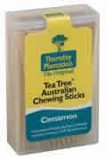 TEA TREE TOOTHPICKS Cinnamon 6 BOX OF 100 TOOTHPICKS from Natures Plus