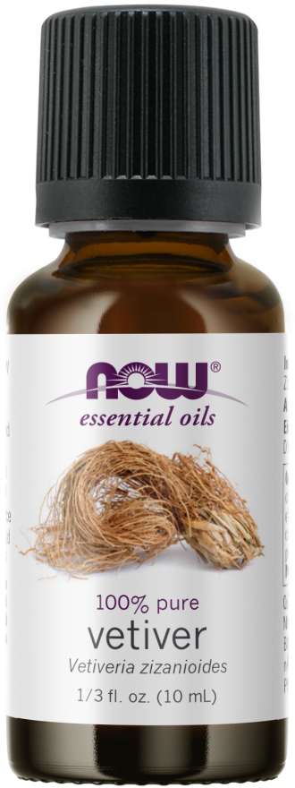 NOW: Vetiver Oil 100% Pure 1/3 fl oz