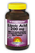 Alpha Lipoic Acid 200 mg 60ct from Natures Life
