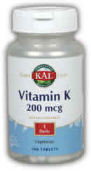 Vitamin K 200 mcg 100ct 200mcg from Kal
