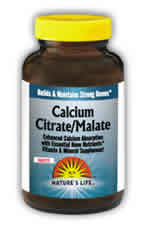 Calcium Citrate/Malate 120ct from Natures Life