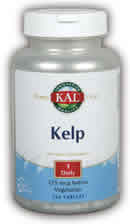 Kelp Iodine 250ct 225mcg from Kal