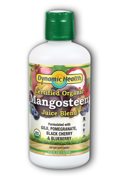 DYNAMIC HEALTH LABORATORIES INC: Organic Certified Mangosteen Juice Blend 33.8 oz