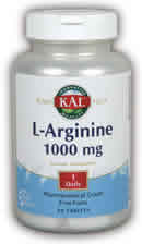 L-Arginine 60ct 1000mg from Kal
