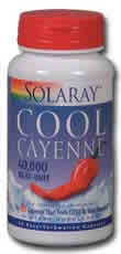 Cool Cayenne 180ct 40000hu from Solaray
