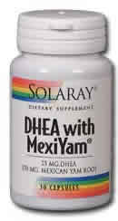 DHEA with MexiYam 30ct from Solaray