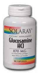 Glucosamine HCl 90ct 870mg from Solaray
