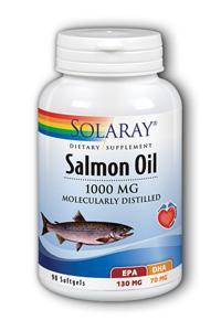 Salmon Oil 180ct 1000mg from Solaray