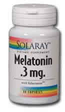 Melatonin-300 60ct 300mcg from Solaray
