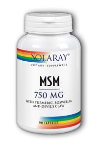 M.S.M. 90ct 750mg from Solaray