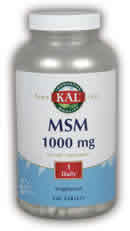 MSM 240ct 1000mg from Kal