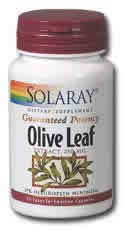 Olive Leaf Extract 30ct 250mg - 22% from Solaray