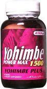 Yohimbe Power Max 1500 (Yohimbe Plus) 30ct from Action Labs