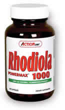 Rhodiola PowerMax 1000 60ct from Action Labs