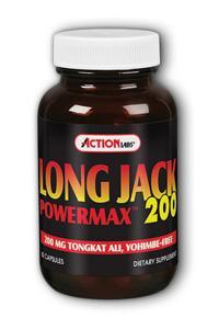 Long Jack PowerMax 200 60ct from Action Labs
