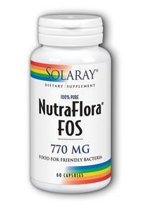 NutraFlora FOS 60ct 770mg from Solaray
