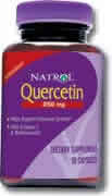 Quercetin High Potency 500mg plus Vitamin C & Citrus Bioflavonoids 50 caps from NATROL