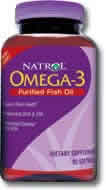 Omega-3 1000mg 60 softgels from NATROL