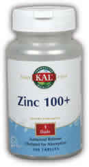 Zinc-100 + Amino Chelate 100ct from Kal