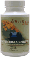 Magnesium Aspartate 90 caps from FOODSCIENCE OF VERMONT