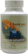 Potassium Aspartate 90 caps from FOODSCIENCE OF VERMONT