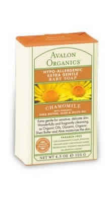Bar Soap Baby Chamomile Hypo-Allergenic Extra Gentle 4.5 oz from AVALON ORGANIC BOTANICALS
