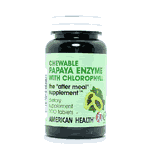 Papaya Enzyme w/Chlorophyll Chewable 100 tabs from AMERICAN HEALTH