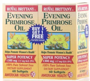 Royal Brittany EPO 1300mg BOGO 120+120 softgels from AMERICAN HEALTH