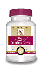 Allirich Garlic 500mg 100 caps from ARIZONA NATURAL PRODUCTS