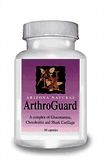 ArthroGuard Glucosamine 500mg Chondroitin 400mg/Shark Cartilage 200mg 60 caps from ARIZONA NATURAL PRODUCTS