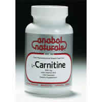 L-Carnitine 500mg 60 caps from ANABOL NATURALS