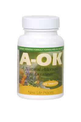 A-OK Natural Alternative to Laxatives 60 tabs from NEW LIFE PROCESS