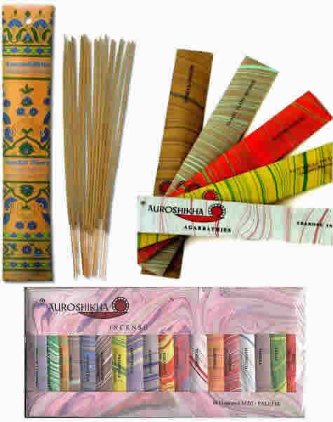 Incense 18 Fragrance Sampler 18 pc from AUROSHIKHA CANDLES & INCENSE
