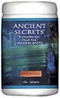 Dead Sea Bath Salts Patchouli 2 lb from ANCIENT SECRETS DEAD SEA AROMATHERAPY