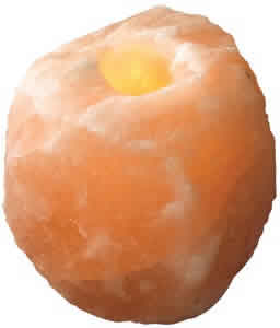 Salt Lamp Tea Candle 1-3 lbs from ANCIENT SECRETS DEAD SEA AROMATHERAPY