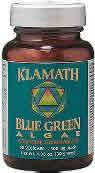 Klamath Blue-Green Algae w/Enzymes 500mg 130 vegicaps from KLAMATH BLUE-GREEN ALGAE