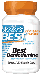 Best Benfotiamine 150mg 120VC from Doctors Best