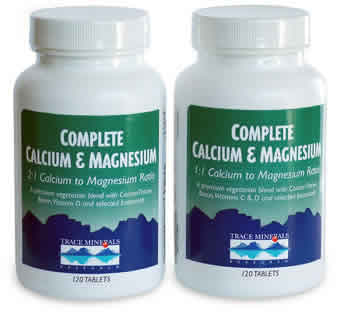 Complete Cal / Mag 2 to 1 120 tabs from Trace Minerals Research