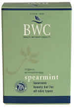 Organic Soap Spearmint 4 oz from BEAUTY WITHOUT CRUELTY