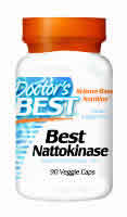 Nattokinase best 100mg 90 ct Vcaps 2000FU from Doctors Best