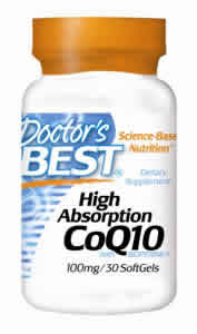 High Absorption CoQ10 100mg with Bioperine 60VC from Doctors Best