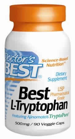 L-Tryptophan 500mg 90 vCaps from Doctors Best