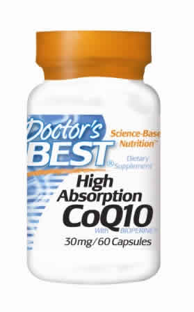Best CoQ10 30mg 60S/G from Doctors Best