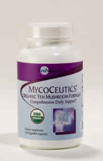 MycoCeutics Organic Ten Mushroom Formula 120 vegicap from ECONUGENICS