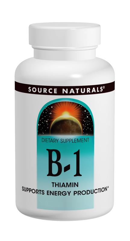 SOURCE NATURALS: Vitamin B-1 100 mg 100 tabs