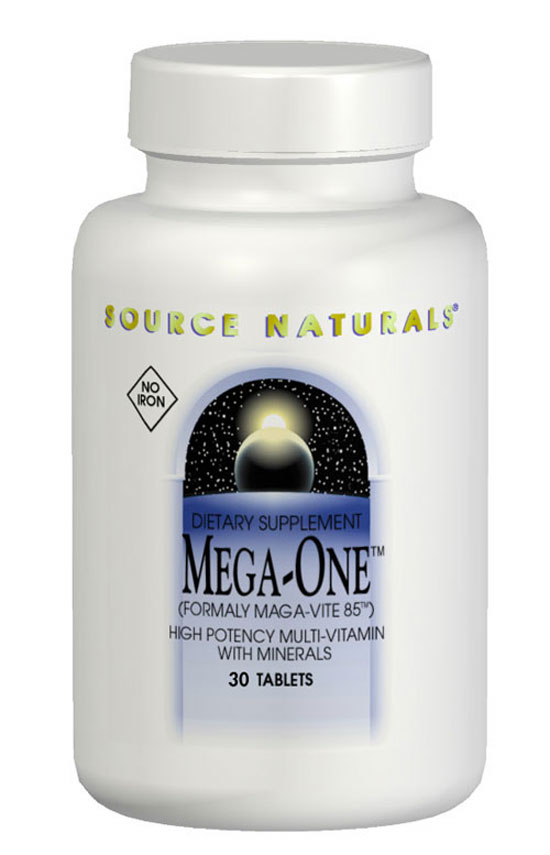 SOURCE NATURALS: MEGA-ONE No Iron 90 tabs