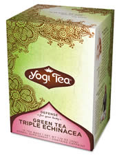Green Tea w/Echinacea, Kombucha & Elderberry 16 bags from YOGI TEAS/GOLDEN TEMPLE TEA CO