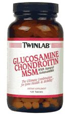 Glucosamine Chondroitin MSM w/Natural Astaxanthin 120 tabs from TWINLAB