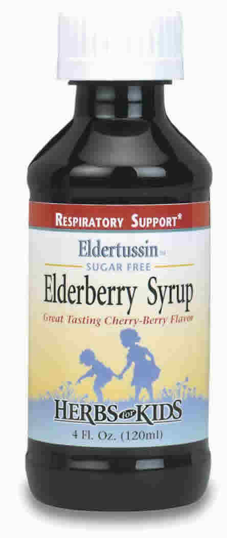 Eldertussin Elderberry Syrup 4 fl oz from HERBS FOR KIDS