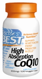 High Absorption CoQ10 100mg 120 Vcaps from Doctors Best